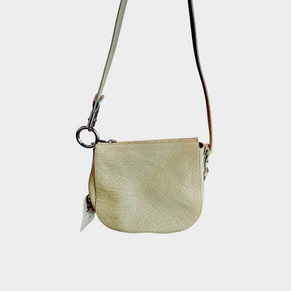 Burberry Knight Pale Green Leather Shoulder Bag with Silver hardware - Picture 4 of 16